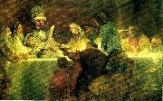 Rembrandt Harmensz Van Rijn batavernas trohetsed till claudius civilis Spain oil painting artist